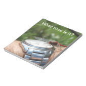 Bloc-note À quelle heure est-il ? (Tourné)