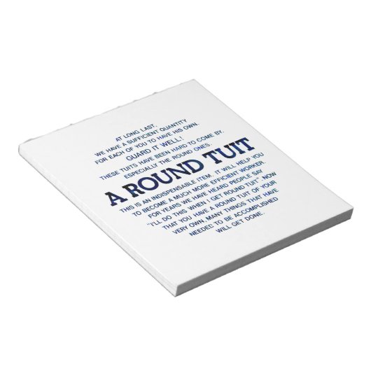 Bloc-note A Round Tuit (Incliné)