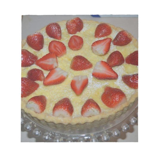 Bloc-note A strawberry cake (Devant)