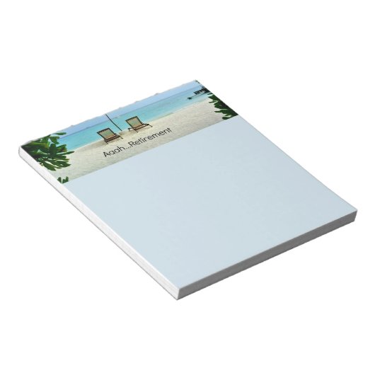 Bloc-note Aaah...Retraite (Incliné)