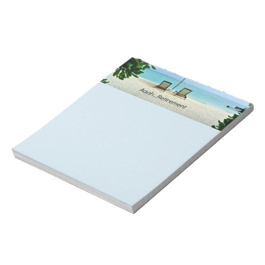 Bloc-note Aaah...Retraite (Tourné)