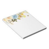 Bloc-note Abeille avec peigne de miel et fleurs (Incliné)