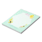 Bloc-note Abeille de miel Turquoise (Tourné)