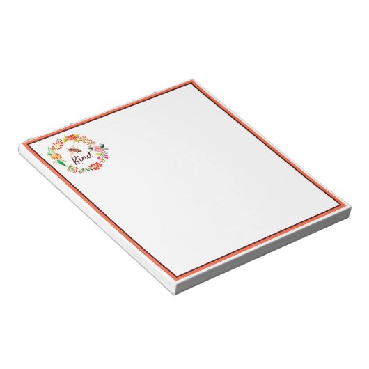 Bloc-note Abeille fleurie (Incliné)