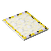 Bloc-note Abeille jaune et noire (Incliné)