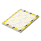 Bloc-note Abeille jaune et noire (Tourné)