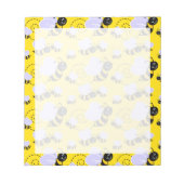 Bloc-note Abeille jaune et noire (Devant)