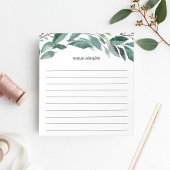 Bloc-note Abondant feuillage | Personnalisé