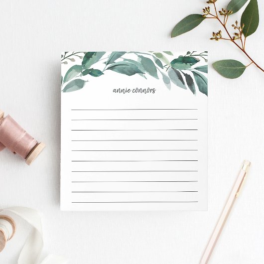 Bloc-note Abondant feuillage | Personnalisé