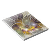 Bloc-note Abstract Colorful Fantasy Flower Modern Fractal (Incliné)