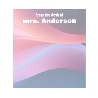 Bloc-note Abstract gradient purple blue 