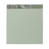 Bloc-note Abstract Olive Sage Green Gray Fractal Art Fantasy (Devant)