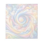 Bloc-note Abstrait arc-en-ciel (Devant)