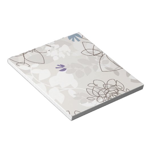 Bloc-note Abstrait botanique (Incliné)