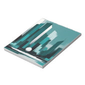 Bloc-note Abstrait Cityscape Architecture moderne Arrière -  (Tourné)