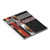 Bloc-note Abstrait, ethnique, créatif (Incliné)