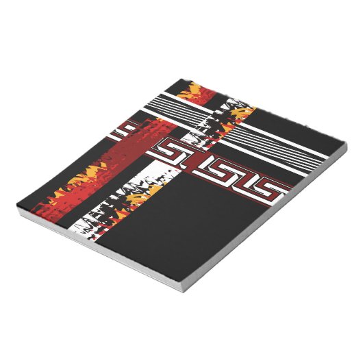 Bloc-note Abstrait, ethnique, créatif (Tourné)