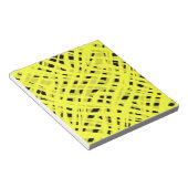 Bloc-note Abstrait géométrique moderne rayé rayé clair (Incliné)