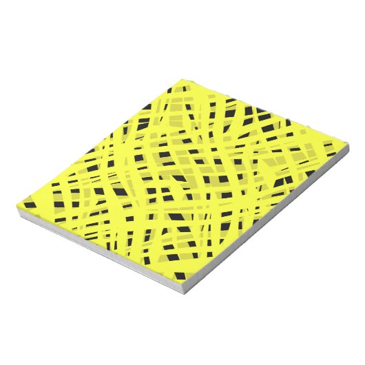 Bloc-note Abstrait géométrique moderne rayé rayé clair (Tourné)