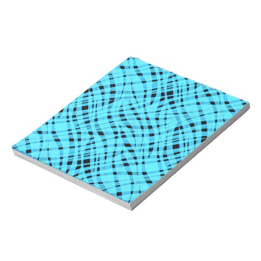 Bloc-note Abstrait géométrique moderne rayé rayé clair (Tourné)