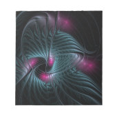 Bloc-note Abstrait Imaginaire coloré fractal (Devant)