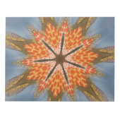 Bloc-note Abstrait Motif léopard : un effet kaléidoscope (Devant)