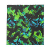 Bloc-note Abstrait noir et vert (Devant)