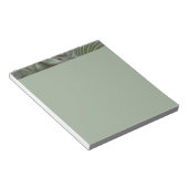 Bloc-note Abstrait Olive Sage Vert Gris Art Fractal Fantaisi (Incliné)