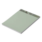 Bloc-note Abstrait Olive Sage Vert Gris Art Fractal Fantaisi (Tourné)