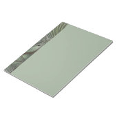 Bloc-note Abstrait Olive Sage Vert Gris Art Fractal Fantaisi (Incliné)