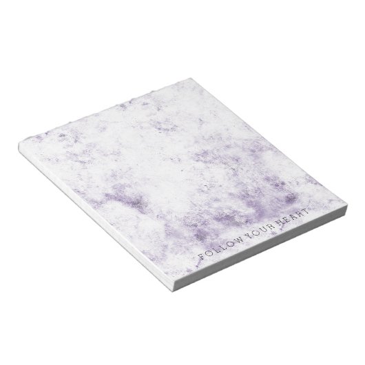 Bloc-note Abstrait pourpre (Incliné)