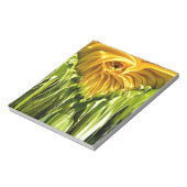 Bloc-note Abstrait tournesol rétro funky, géométrie effrayée (Tourné)