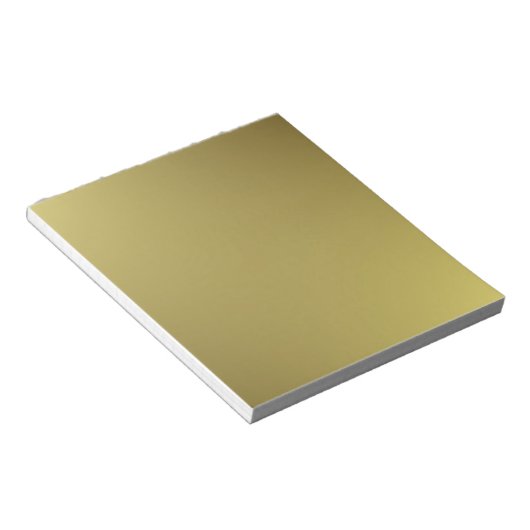 Bloc-note Accents de déco maison or doux (Incliné)