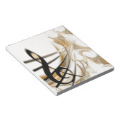 Bloc-note Accessoire de design de feuille de musique classiq (Incliné)