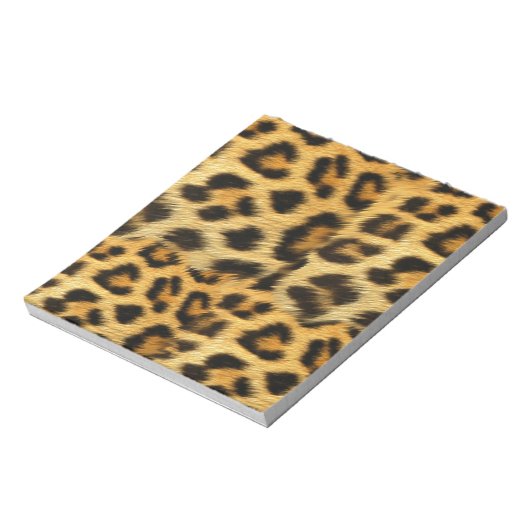 Bloc-note Accessoires d'impression de fourrure léopard réali (Tourné)