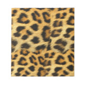 Bloc-note Accessoires d'impression de fourrure léopard réali (Devant)