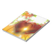 Bloc-note Accessoires Motifs design coeur moderne chic, amou (Tourné)