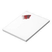 Bloc-note Accordéon rouge (Tourné)