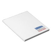 Bloc-note Accueil des libres à cause du brave drapeau améric (Incliné)