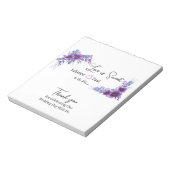 Bloc-note Accueil Mariage Candy Bar Wrapper Party Favoriser (Tourné)