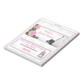 Bloc-note Accueil Mariage Candy Bar Wrapper Party Favoriser (Tourné)