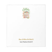 Bloc-note Accueil Où est le cœur Agent immobilier Noël Éléga (Devant)