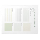 Bloc-note Accueil Planificateur Pour Faire Liste Corvées Rep (Devant)