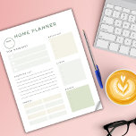 Bloc-note Accueil Planificateur Pour Faire Liste Corvées Rep<br><div class="desc">Organisez-vous avec ce planificateur maison du pavé de notes déchiré. Planifiez vos repas,  vos tâches et votre liste d'achats facilement,  pour rester sur le tas.</div>