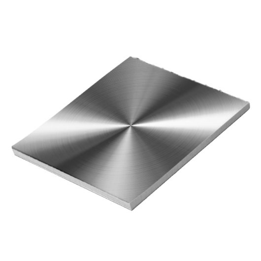 Bloc-note acier inoxydable (Tourné)