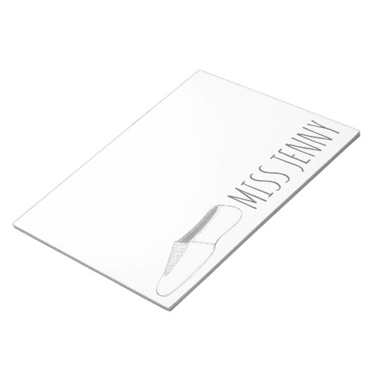 Bloc-note Acro personnalisé Tumbling Dance Gym Enseignant En (Incliné)