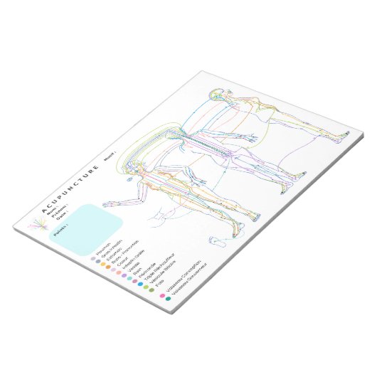 Bloc-note Acupuncture Bloc-notes, acupuncteur du cabinet (Incliné)