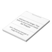 Bloc-note Add your own - Blank Candy Bar Wrapper Party Favor (Tourné)