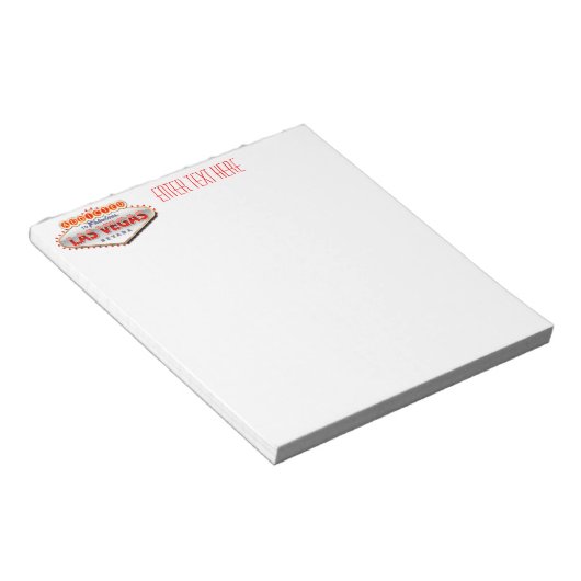 Bloc-note Addicted to Las Vegas, Nevada Funny Sign (Incliné)