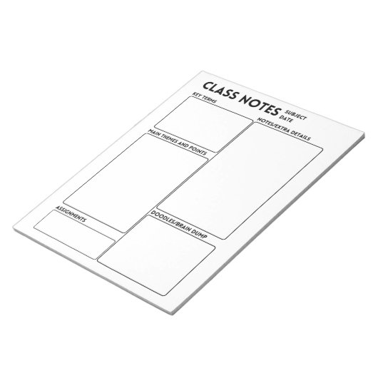 Bloc-note ADHD Note Taking  (Incliné)